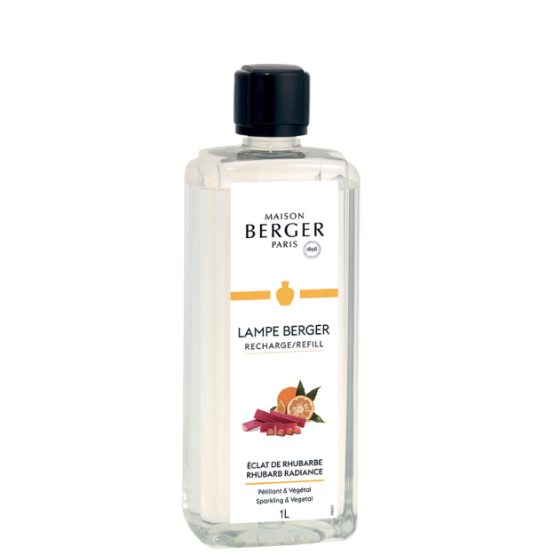 Maison Berger Paris,  Lamp Fragrance:  Rhubarb Radiance 500ml