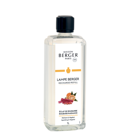Maison Berger Paris,  Lamp Fragrance:  Rhubarb Radiance 500ml