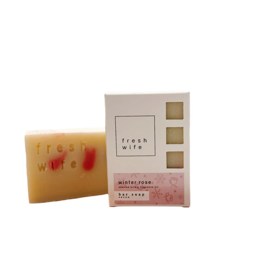 Fresh Wife Winter Rose Bar Soap