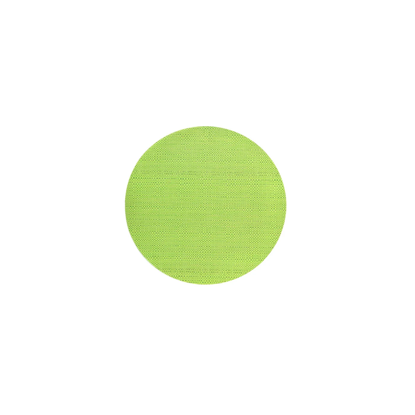 Basketweave Round Placemat Green