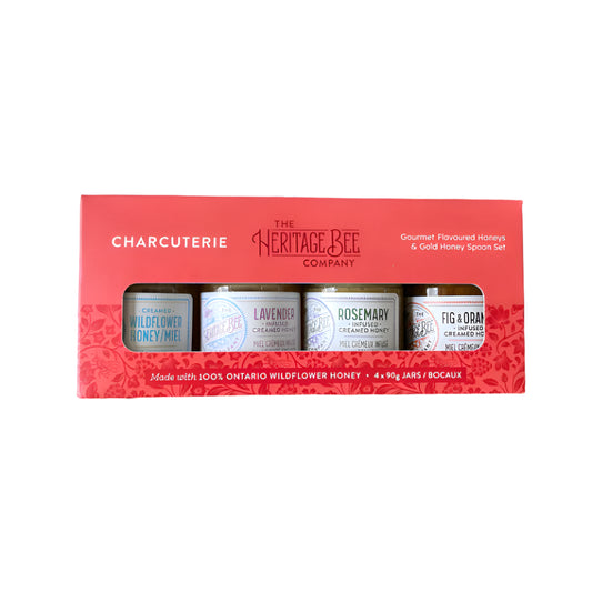 Honey, Heritage Bee,  Charcuterie Gourmet Honey Gift Set