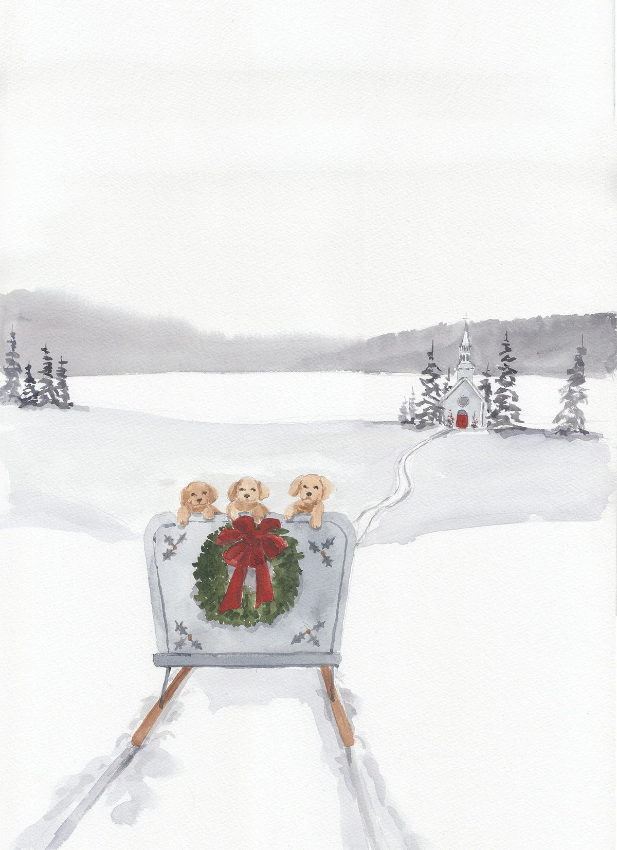 Tea Towel, Sleigh Ride