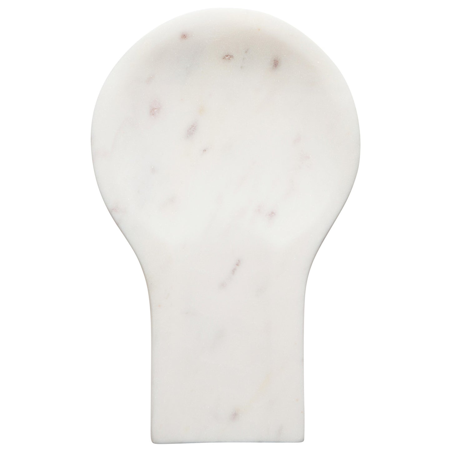 Spoon Rest, White Marble