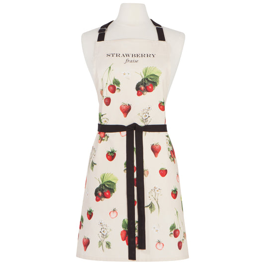 Apron,  Vintage Strawberries