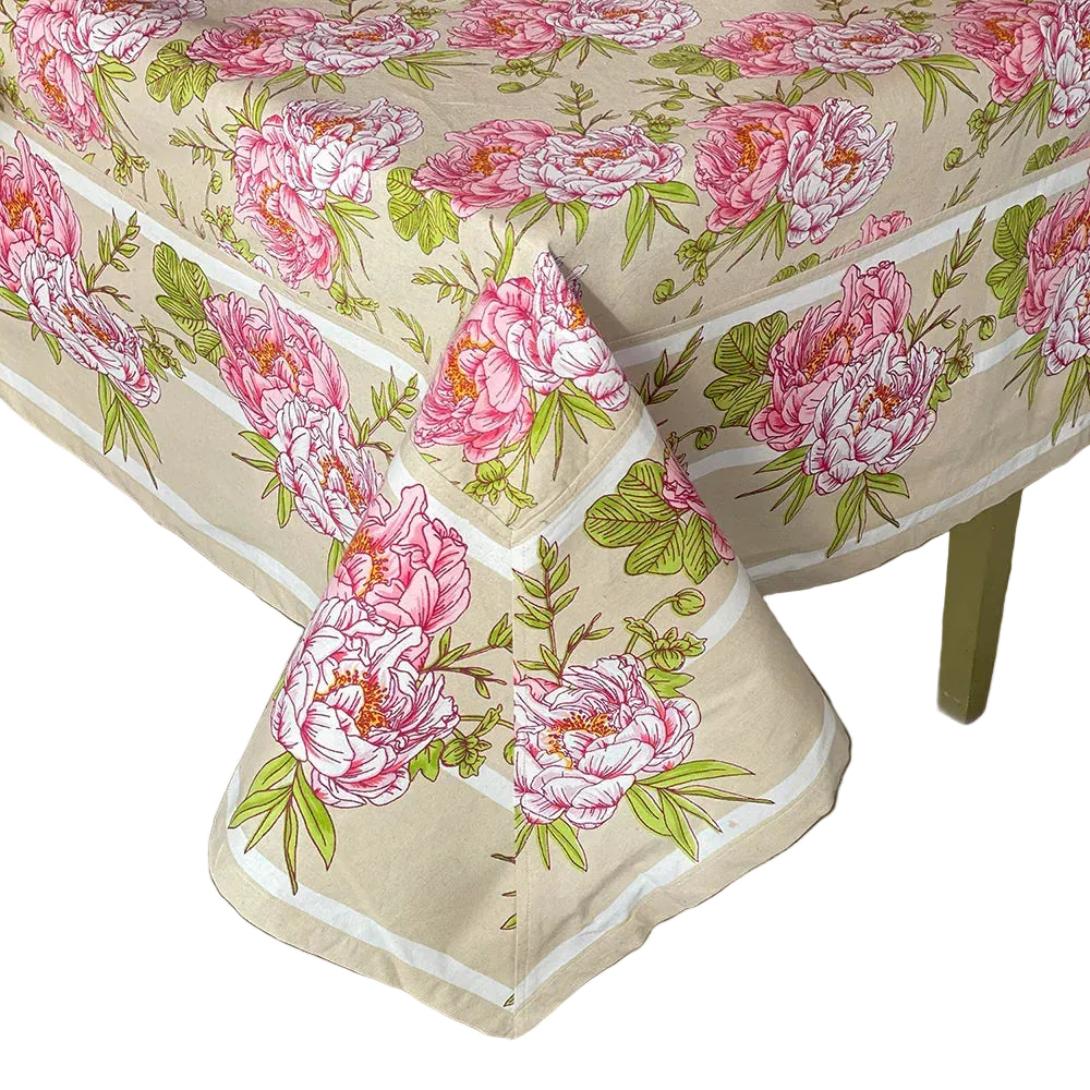 Tablecloth, Eloise Tea Stain, 60" x 90"