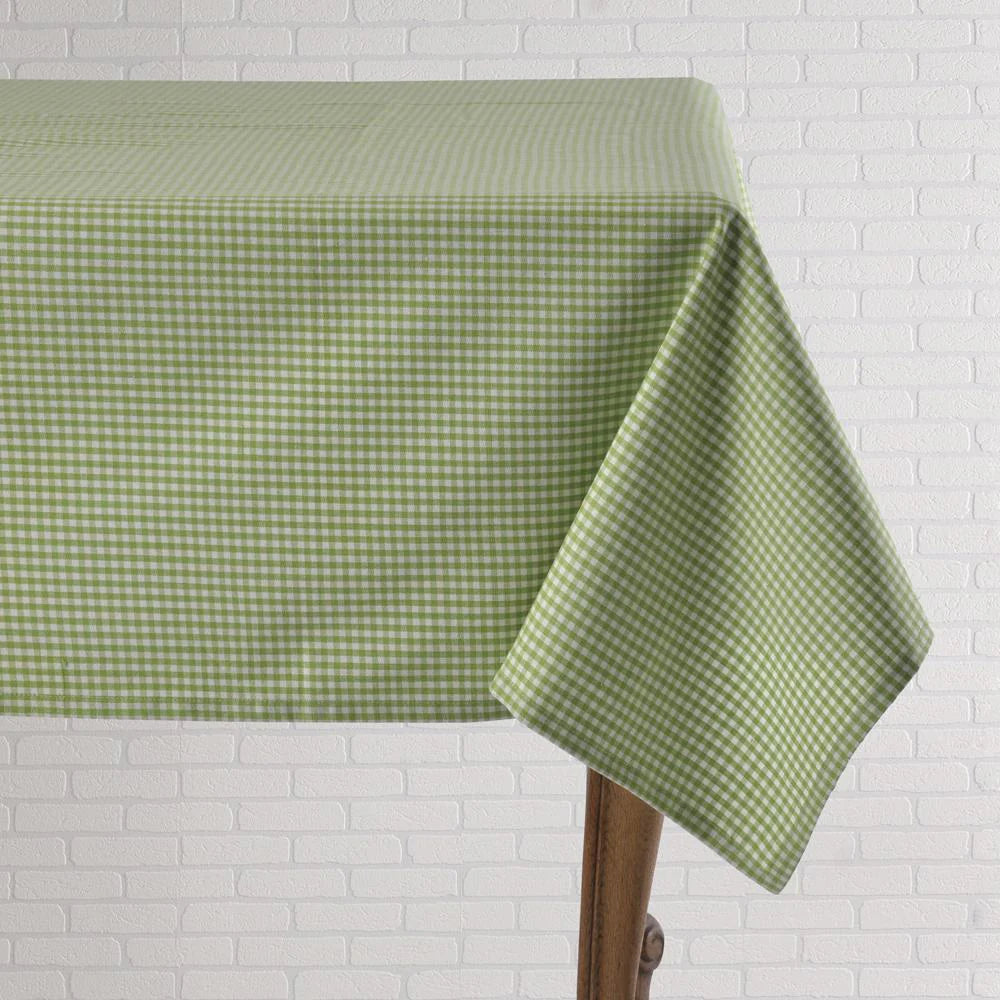 Tablecloth, Green Gingham, 60" x 90"