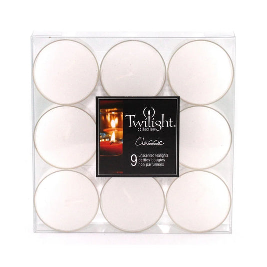 Candle, Tealights 9 pack White
