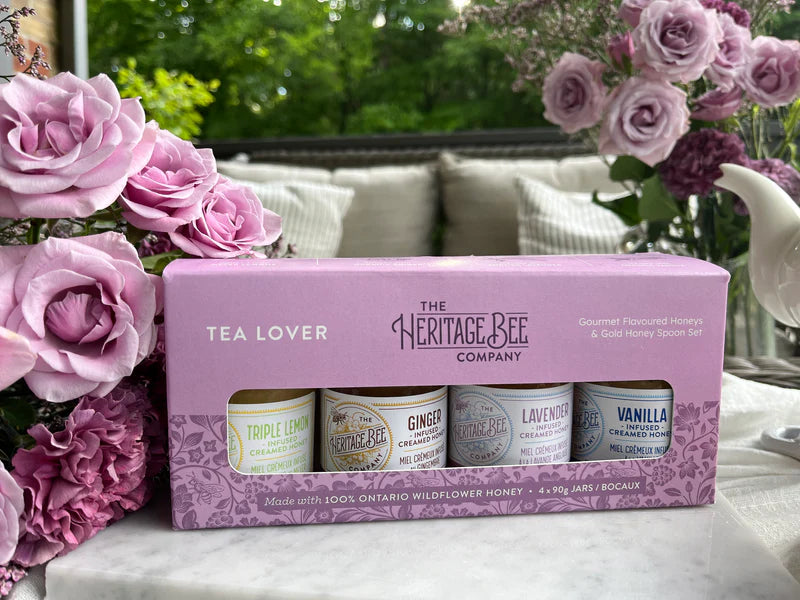 Honey, Heritage Bee, Tea Lover Gourmet Honey Gift Set