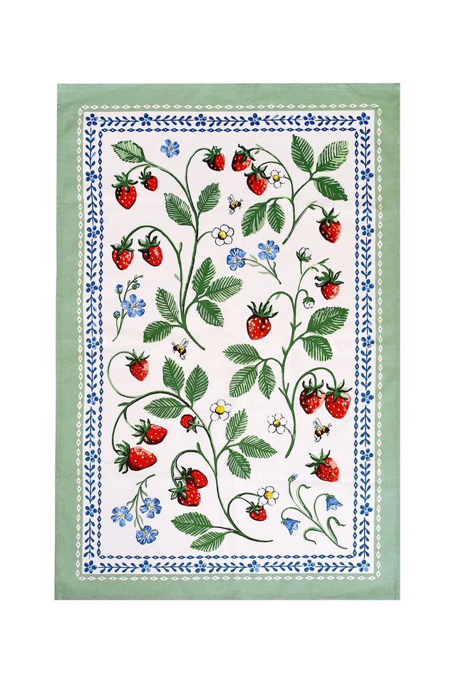 Tea Towel, Strawberry Patch by Ulster Weavers