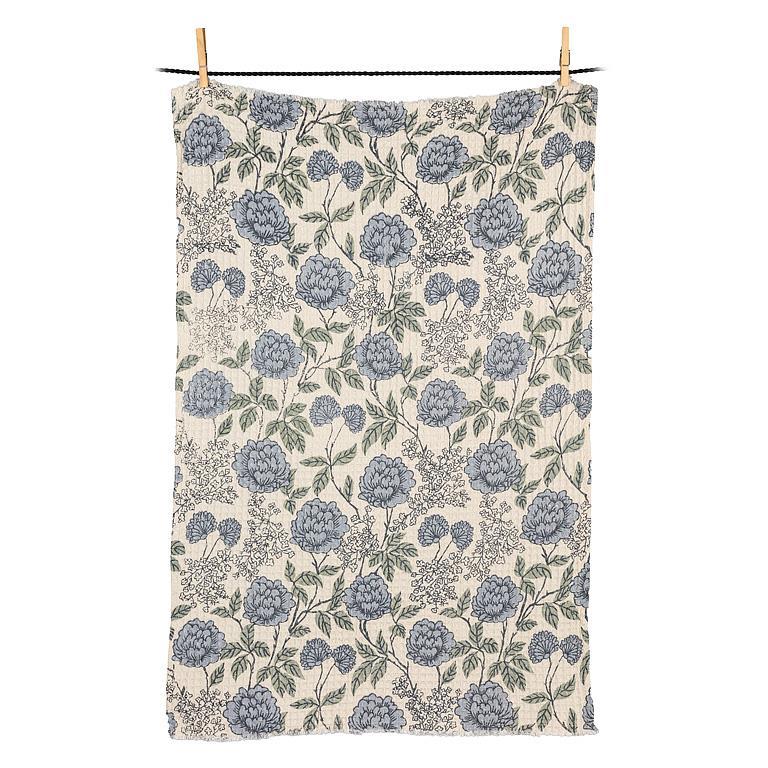 Tea Towel, French Blue Floral