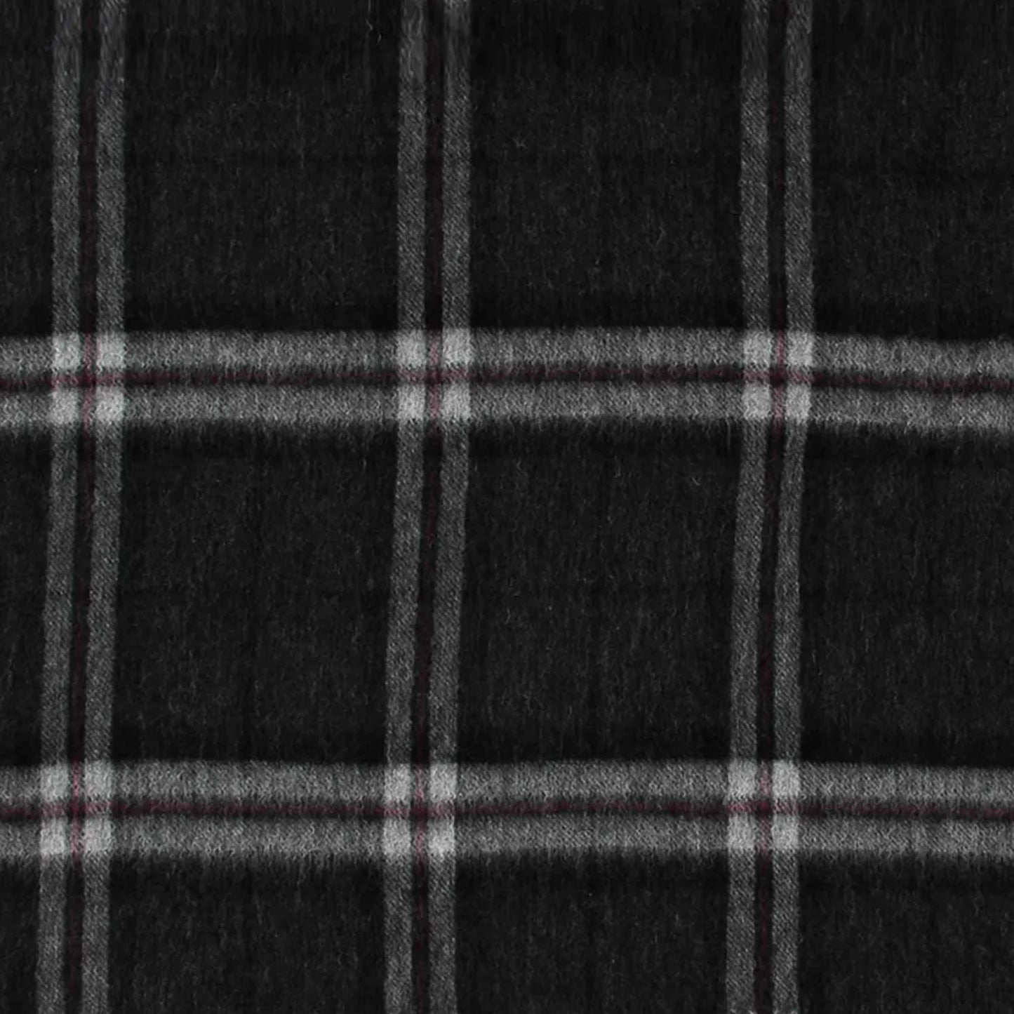 Scottish Wool, Thompson Charcoal,  Lambswool Long Womens Cape