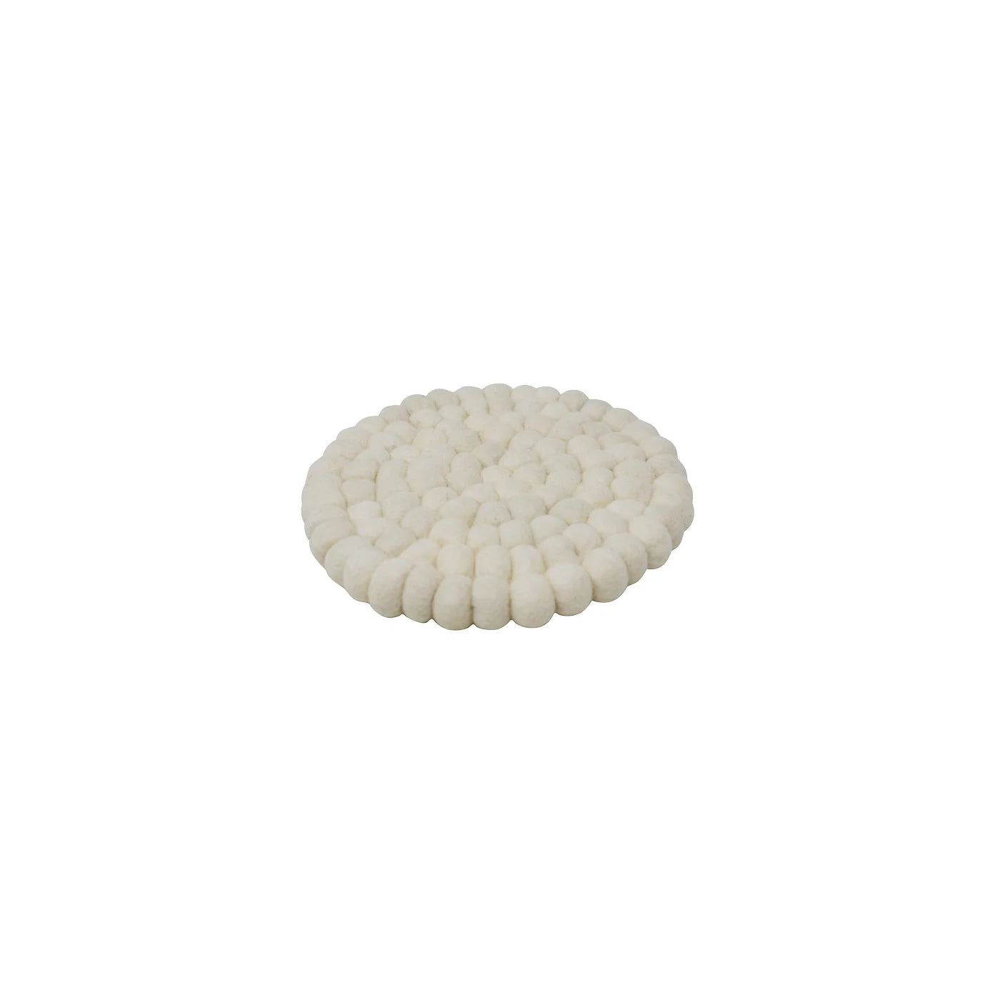 Trivet, White Wool
