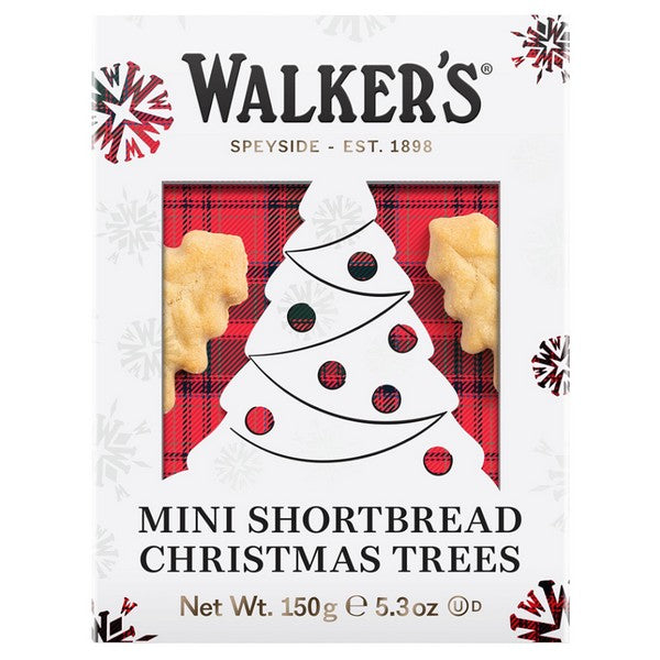 Walkers Mini Shortbread Christmas Trees 150g