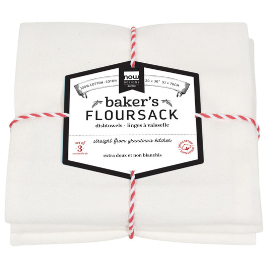 Tea Towel,  Unbleached White Floursack
