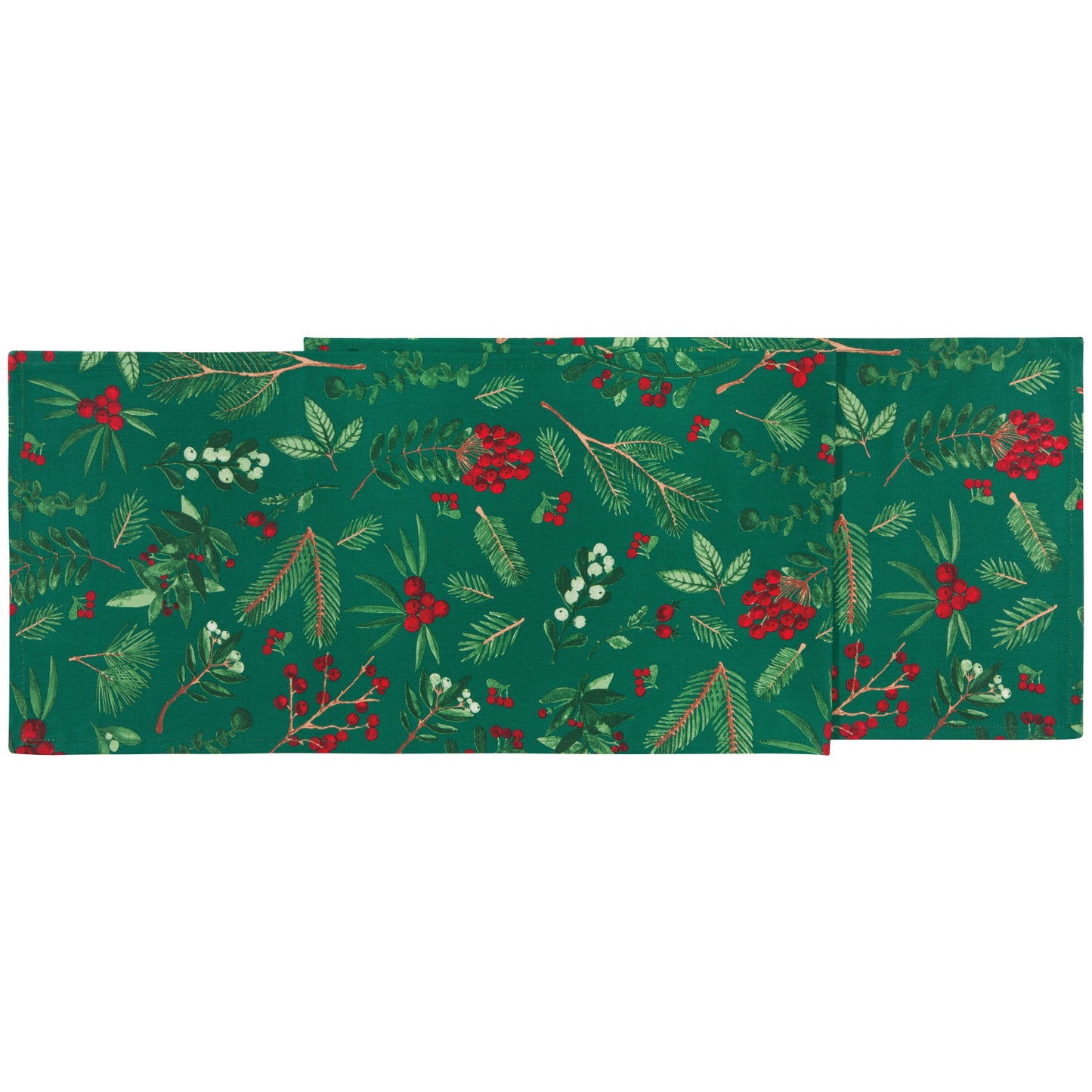 Table Runner, Winterberry Green