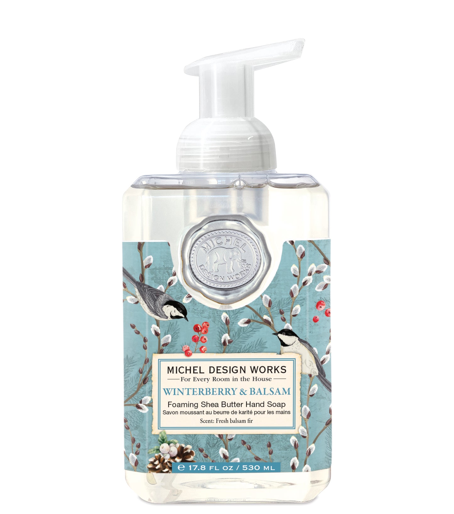 MICHEL Design Winterberry Balsam, Foaming Soap
