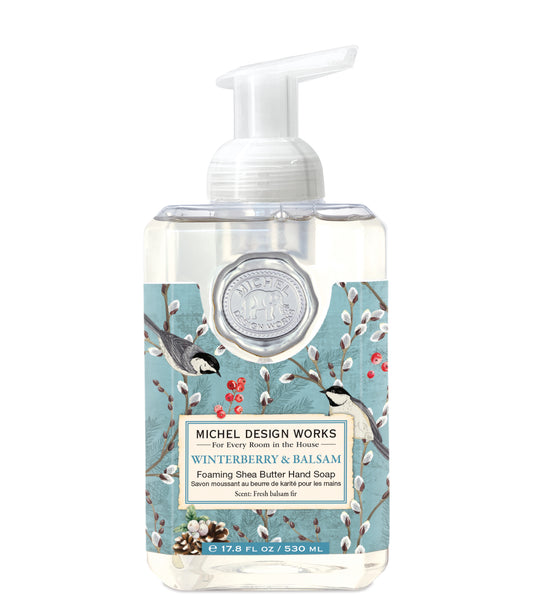 MICHEL Design Winterberry Balsam, Foaming Soap
