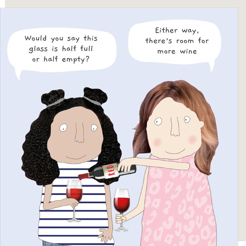 Card, All Occasion, Would you say this glass