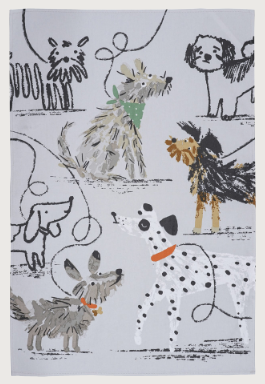 Tea Towel, Dog Days by Ulster Weavers