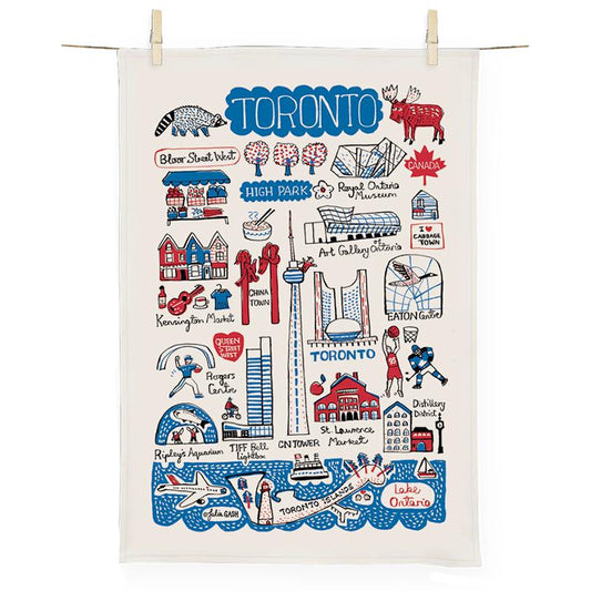 Cityscape Tea Towel, Toronto