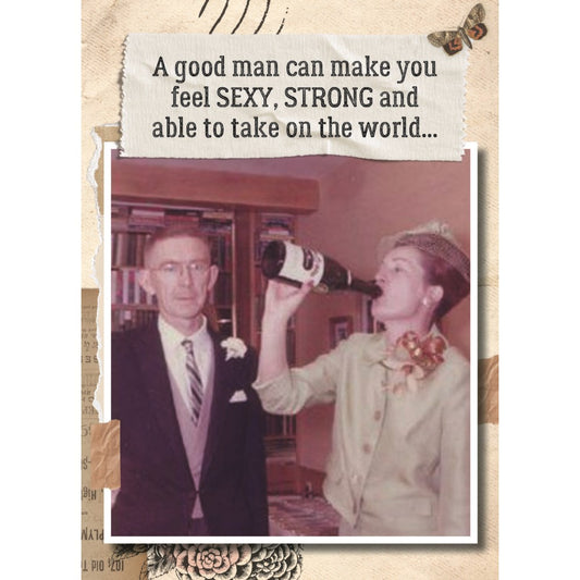 Card, All Occasion;  A good man..