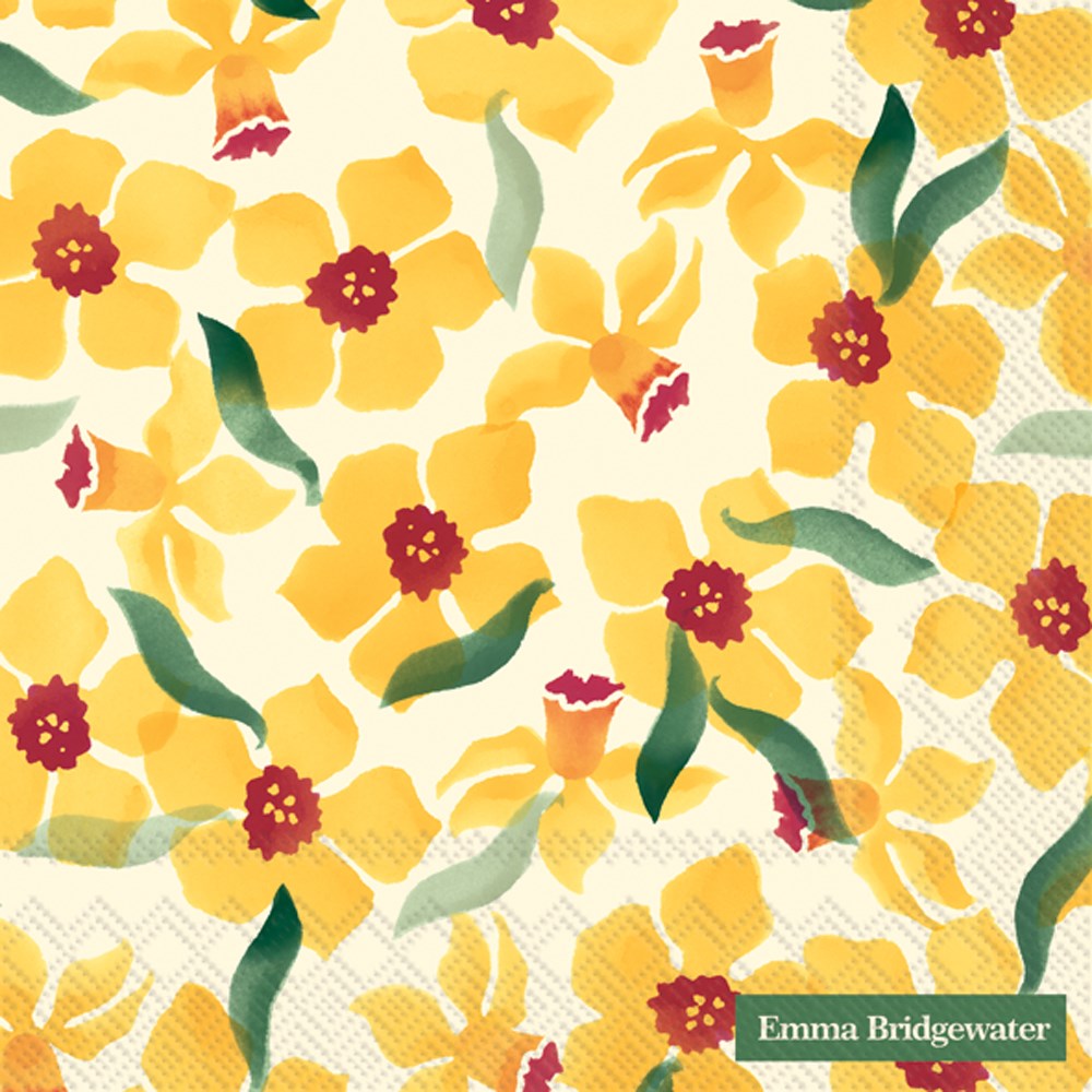 Napkin, Daffodils, Lunch