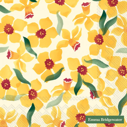 Napkin, Daffodils, Lunch