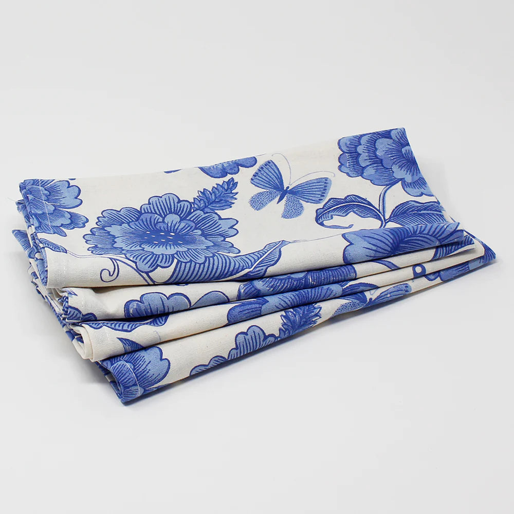 Tablecloth, Megan Blue Floral, 60" x 90"