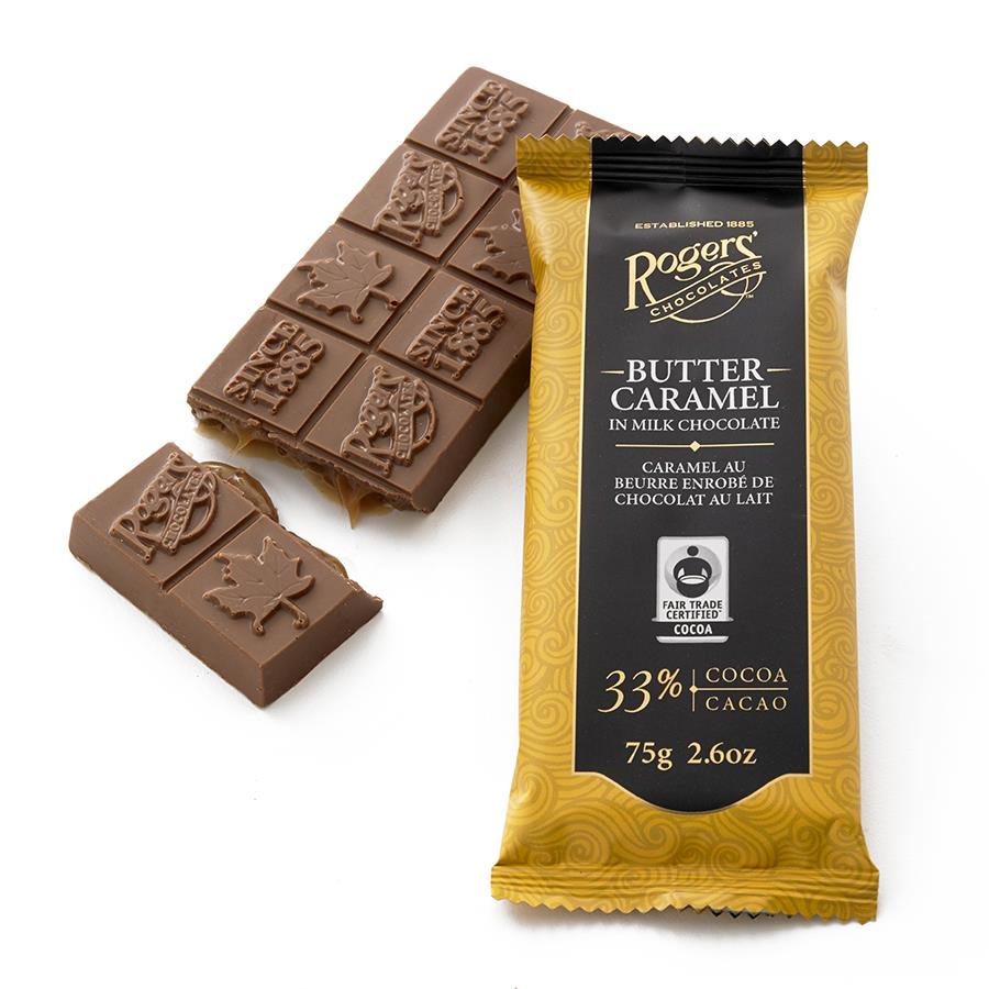 Rogers' Butter Caramel in Milk Chocolate Bar