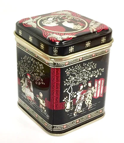 Tea Caddy Japanese Classic Square