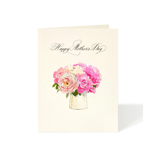 Card, Happy Mother's Day, Peonies