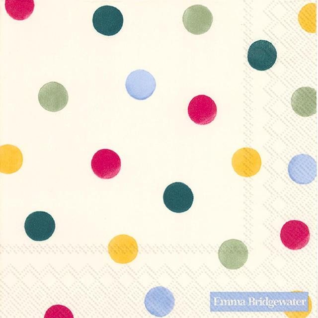 Napkin, Emma Bridgewater Polka Dot, Cocktail