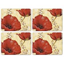 Pimpernel Red Poppy - Placemat