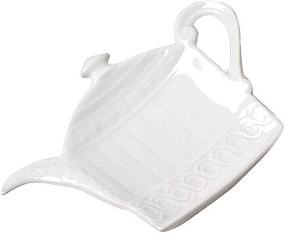 Teabag Holder / Tidy, Square Teapot Shape
