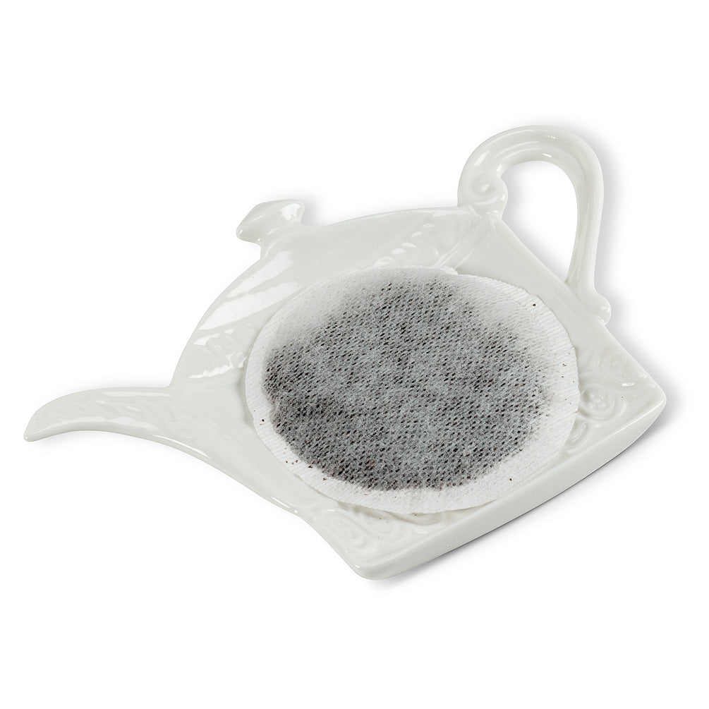 Teabag Holder / Tidy, Square Teapot Shape