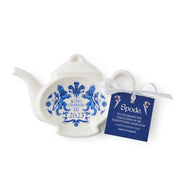 King's Coronation Teabag Tidy;  King Charles III   Spode Limited Edition