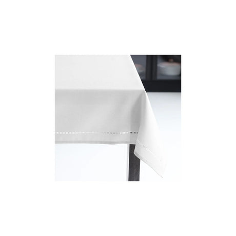 Tablecloth, Hemstitch White, 60" x 90"