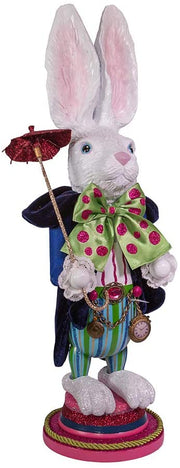 Alice in Wonderland; White Rabbit Nutcracker