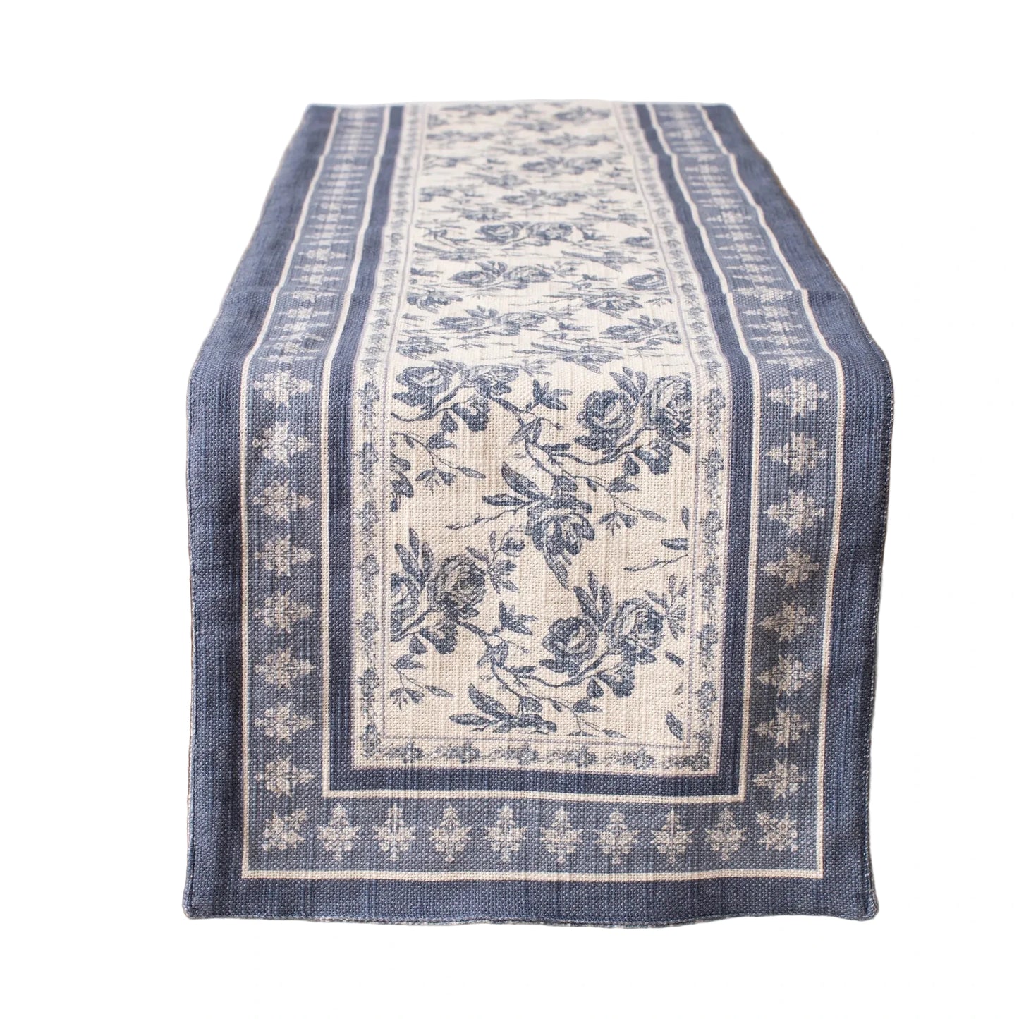 Table Runner, French Blue Floral