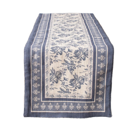 Table Runner, French Blue Floral