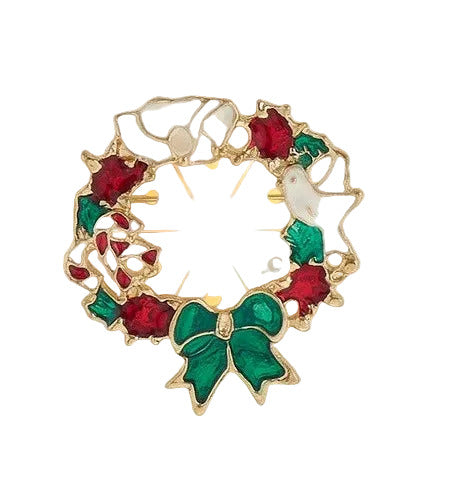 Brooch, Wreath