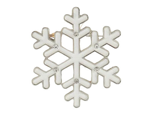 Brooch, Snowflake