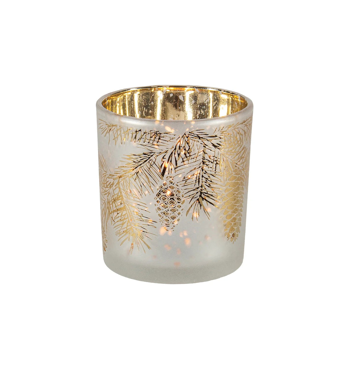 Candle Holder,  Pine Bough, 3"