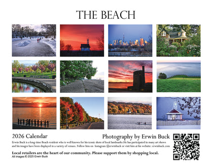 Calendar 2026, The Beach