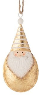 Ornament, Santa Bell shape 5"