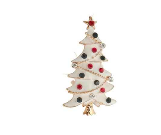 Brooch, White Tree