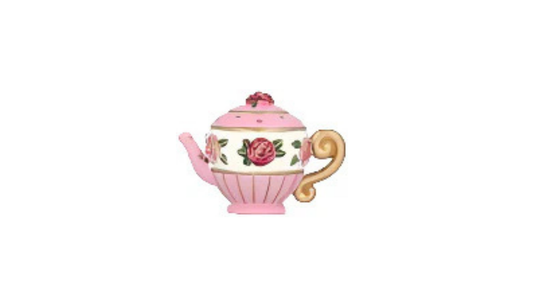 Ornament, Pink Teapot