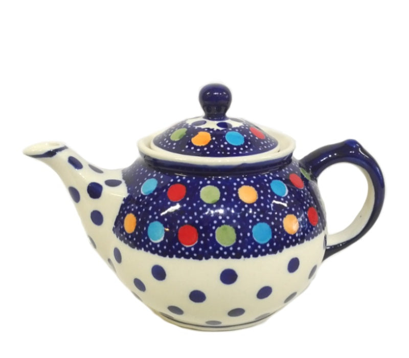 Boleslawiec Polish Pottery - Fun Dots Morning Teapot