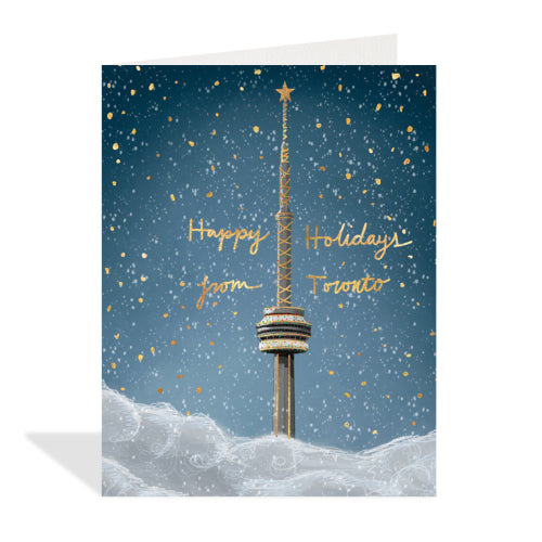 Card Christmas; Happy Holidays from Toronto