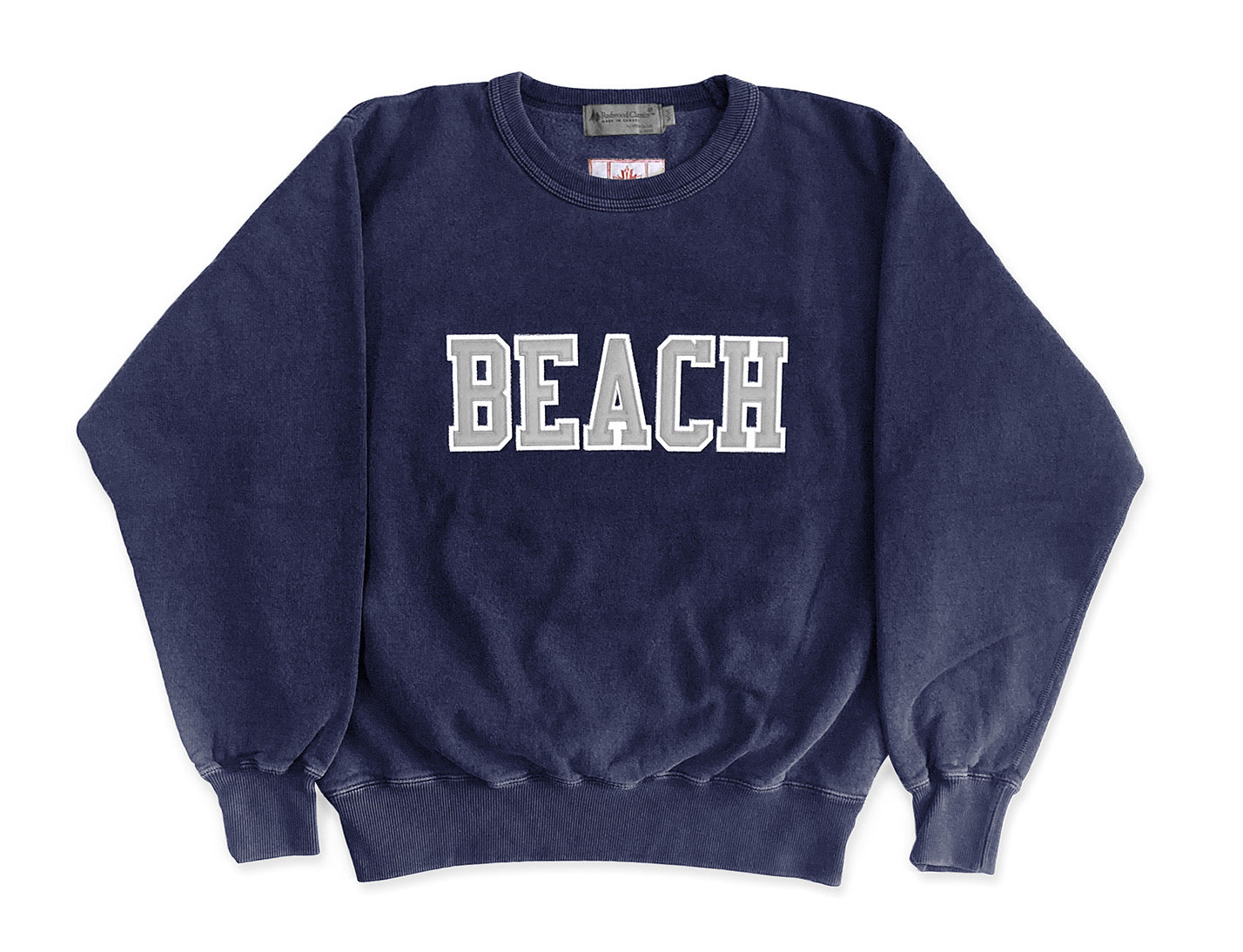 BEACH Sweatshirt  Navy Sand/Grey